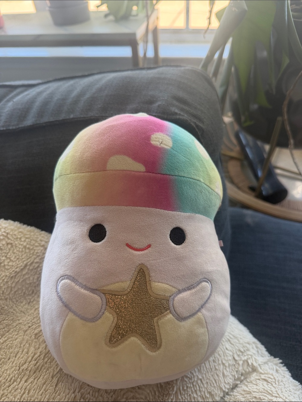 Squishmallows Pastel Rainbow Mushroom Plush